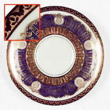 Antoinette Purple Saucer