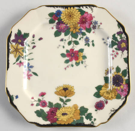 Autumnleaves Square Salad Plate