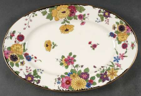 Autumnleaves 14" Oval Serving Platter
