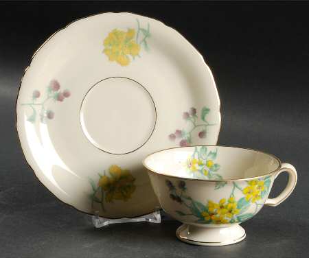 Catawba Footed Cup & Saucer Set