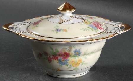 Cynthia Black Sugar Bowl & Lid