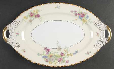 Cynthia Black 16" Oval Serving Platter