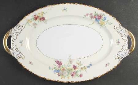 Cynthia Black 18" Oval Serving Platter
