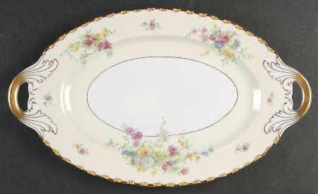 Cynthia Black 14" Oval Serving Platter