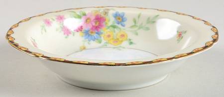 Cynthia Black Rim Fruit/Dessert (Sauce) Bowl