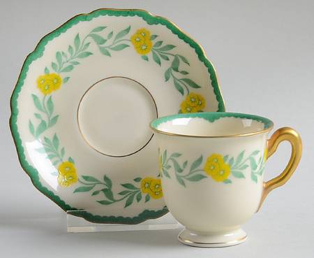 Daffodil Footed Demitasse Cup