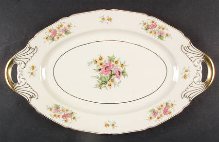 Delmonte 18" Oval Serving Platter by Black Knight