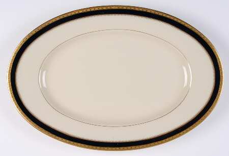 Fontainbleau Cream 18" Oval Serving Platter