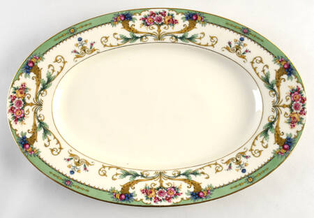 Hathaway 16" Oval Serving Platter by Black Knight