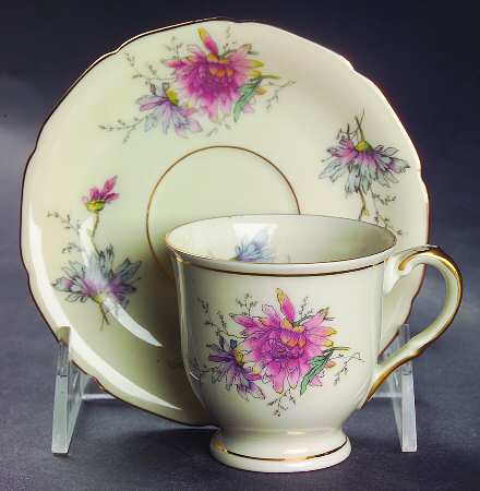 Helena Footed Demitasse Cup & Saucer Set