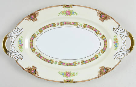 Marcia Brown 14" Oval Serving Platter by Black Knight
