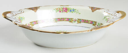 Marcia Brown 11" Oval Vegetable Bowl