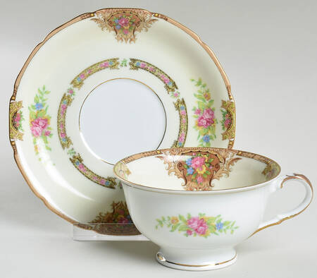 Marcia Brown Footed Cup & Saucer Set