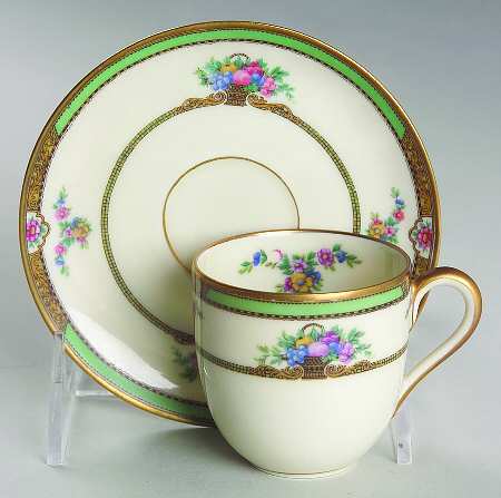Maytime Flat Demitasse Cup & Saucer Set