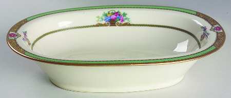 Maytime 9" Oval Vegetable Bowl