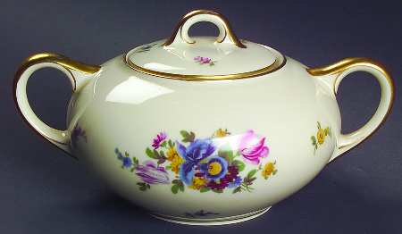 Meissen Sugar Bowl & Lid