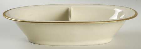 Mignon 9" Oval Divided Vegetable Bowl