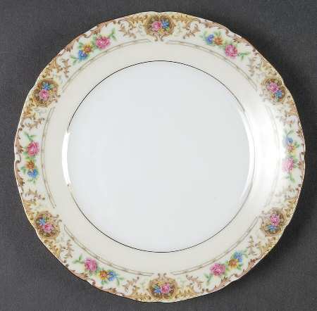 Patricia Brown Bread & Butter Plate