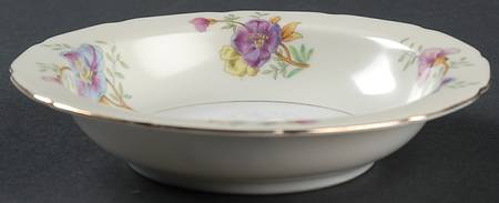 Rambler Rose Rim Cereal Bowl by Black Knight