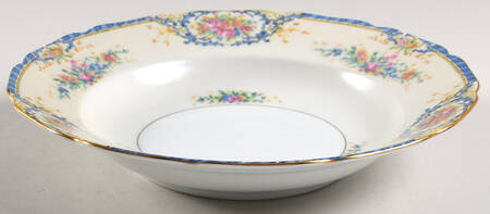 Rhoda Rhoda Blue Rim Soup Bowl