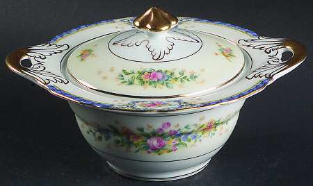 Rhoda Rhoda Blue Sugar Bowl & Lid