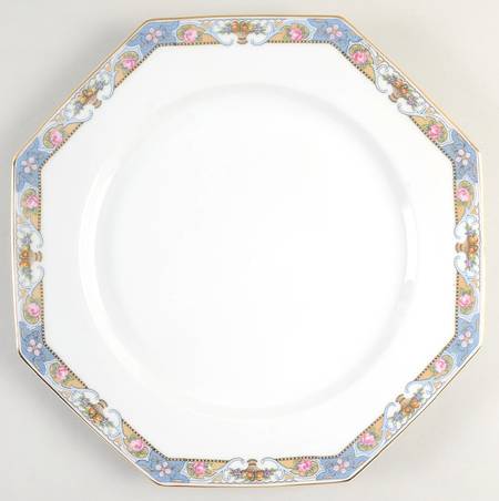 Rosari (Smooth, Fruit Basket, Blue) Octagonal Chop Plate