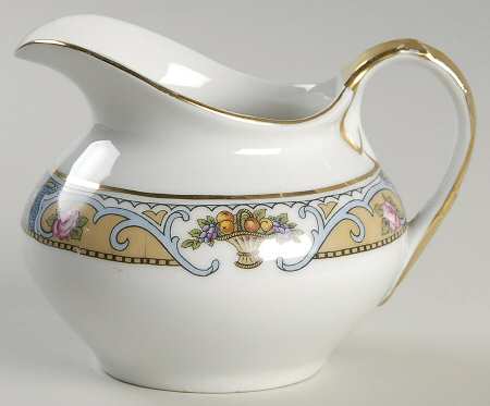 Rosari (Smooth, Fruit Basket, Blue) Creamer