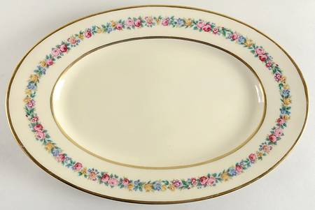 Rosemarie 14" Oval Serving Platter