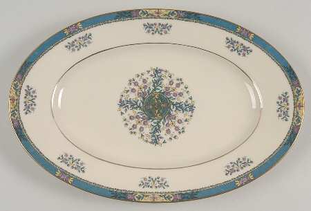 Tangiers 12" Oval Serving Platter by Black Knight