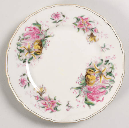 Tiger Lily Salad Plate