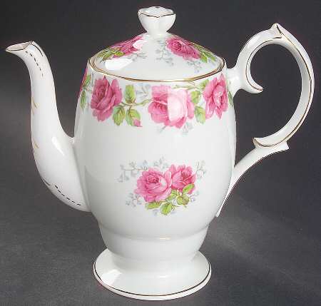 Lady Alexander Rose Mini Coffee Pot & Lid