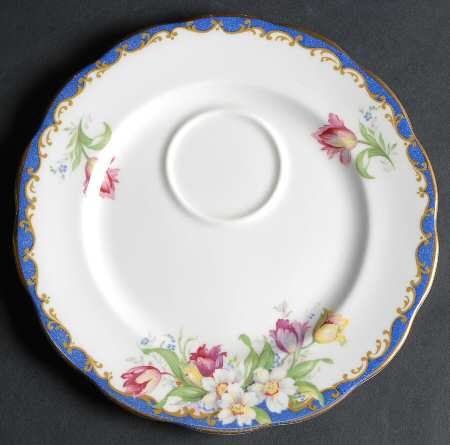 Narcissus (Blue) Snack Plate