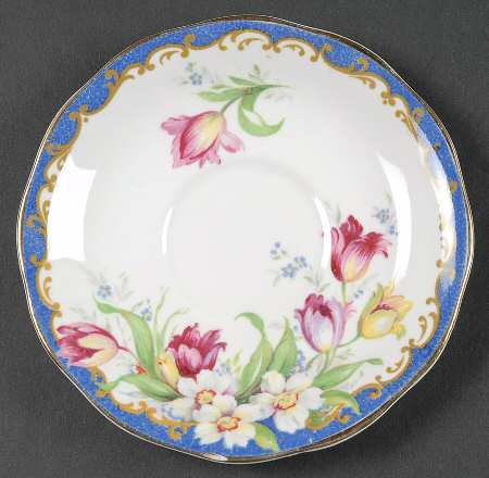 Narcissus (Blue) Saucer
