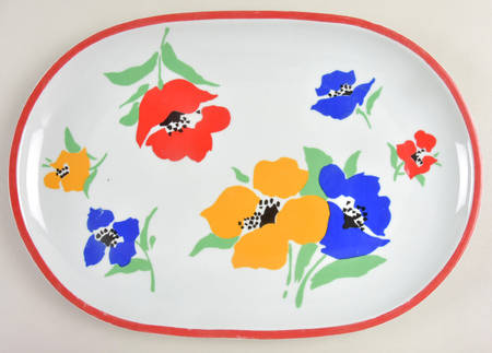 Anemone 14" Oval Serving Platter