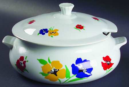 Anemone 1.5 Qt Round Covered Casserole