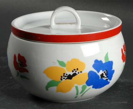 Anemone Sugar Bowl & Lid