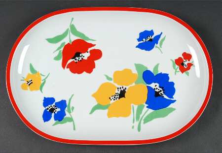 Anemone 14" Oval Serving Platter