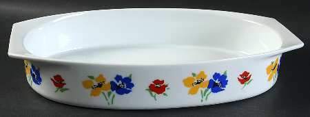 Anemone 12'' Oval Baker