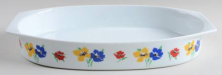 Anemone 14" Oval Baker