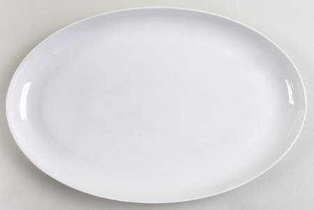 Athens White 13" Oval Serving Platter