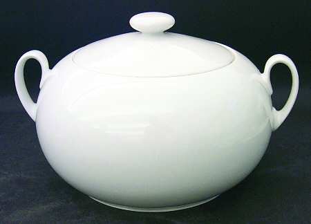 Athens White Tureen &  Lid