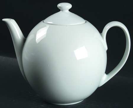 Athens White Teapot & Lid