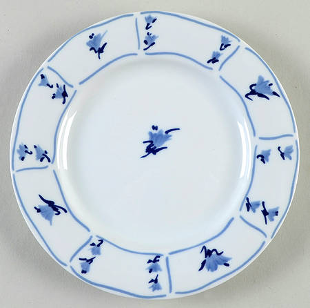Blue Fields Bread & Butter Plate