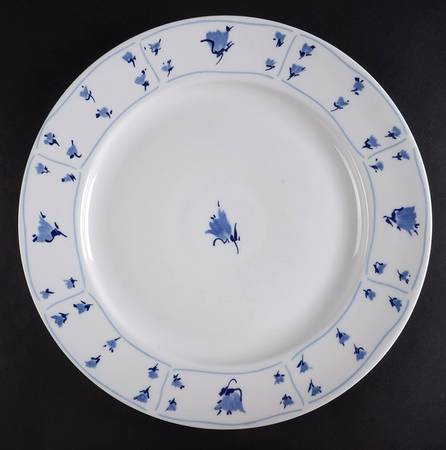 Blue Fields 12" Chop Plate (Round Platter)