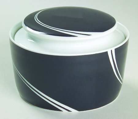 Black Pearl Sugar Bowl & Lid