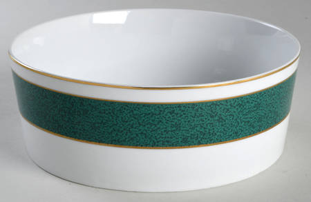 Carnegie Green 7" Round Vegetable Bowl