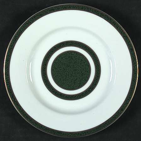 Carnegie Green Bread & Butter Plate by Block