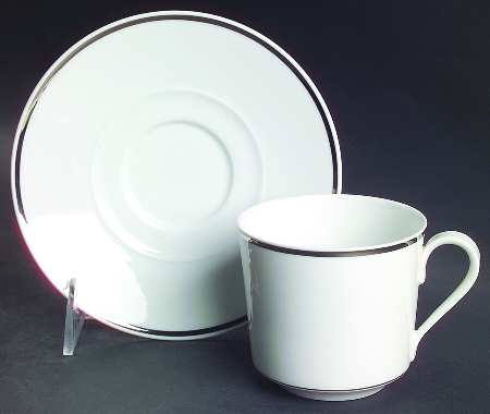 Chateau D'Argent Flat Cup & Saucer Set