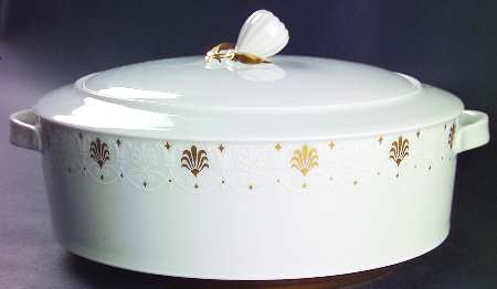 Chateau Empire Round Covered Vegetable