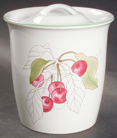 Cherry Small Canister & Lid